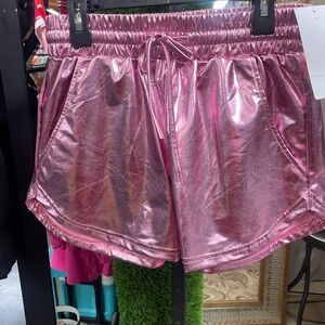 Metallic Pink Women's Shorts